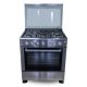 CUISINIERE ASTECH 6 FEUX 80X60 A GAZ AVEC FOUR A GAZ INOX CIS86MS