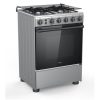 CUISINIERE MIDEA 4 FEUX 60X60 INOX 24BMG4G057/059
